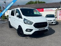 USED 2023 23 FORD TRANSIT CUSTOM 2.0 320 EcoBlue Limited Crew Van Double Cab 5dr Diesel Manual L2 H1 Euro 6 (s/s) (130 ps) 