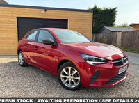 USED 2023 23 VAUXHALL CORSA 1.2 Design Hatchback 5dr Petrol Manual Euro 6 (75 ps) CRIMSON RED METALLIC / BLACK CLOTH TRIM / AIRCON / ELECTRIC WINDOWS / MIRRORS / AUTO LIGHTS / WIPERS / CRUISE CONTROL / SPEED LIMITER / DAB FM AM TUNER / BLUETOOTH / USB / APPLE CARPLAY / ANDROID AUTO / DRIVE MODE CONTROL / 16"ALLOYS / SERVICE HISTORY