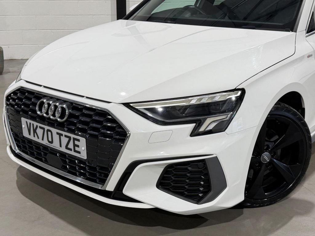 USED 2020 70 AUDI A3 2.0 TDI 30 S line Sportback 5dr Diesel Manual Euro 6 (s/s) (116 ps) 