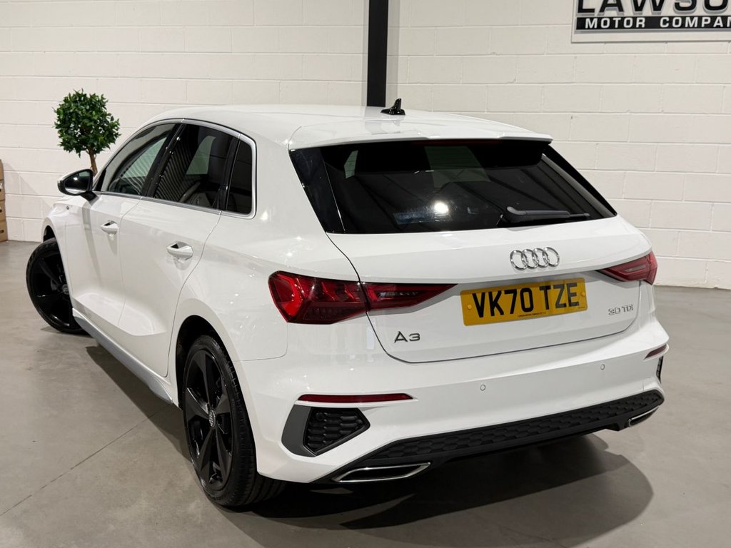 USED 2020 70 AUDI A3 2.0 TDI 30 S line Sportback 5dr Diesel Manual Euro 6 (s/s) (116 ps) 