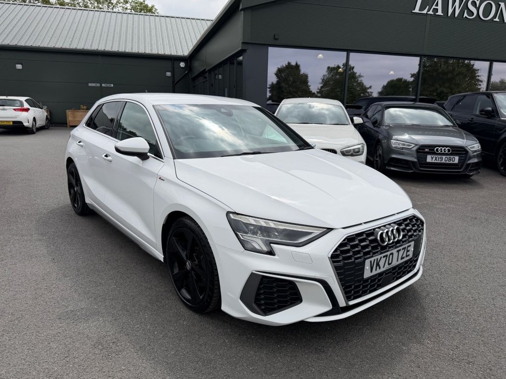 USED 2020 70 AUDI A3 2.0 TDI 30 S line Sportback 5dr Diesel Manual Euro 6 (s/s) (116 ps) 