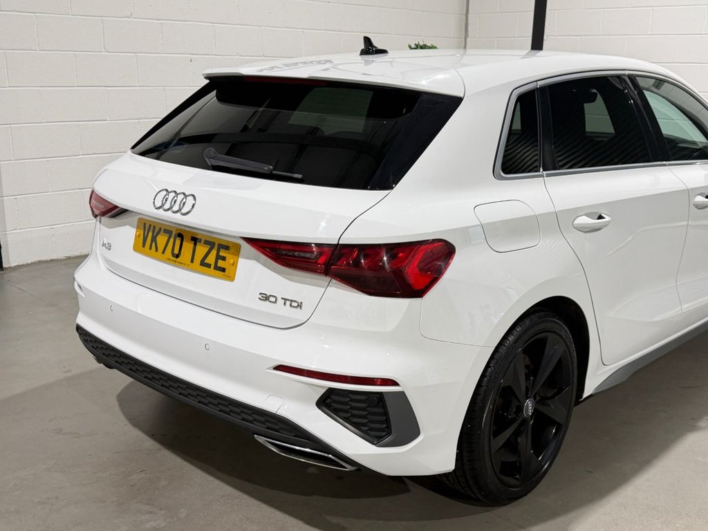 USED 2020 70 AUDI A3 2.0 TDI 30 S line Sportback 5dr Diesel Manual Euro 6 (s/s) (116 ps) 