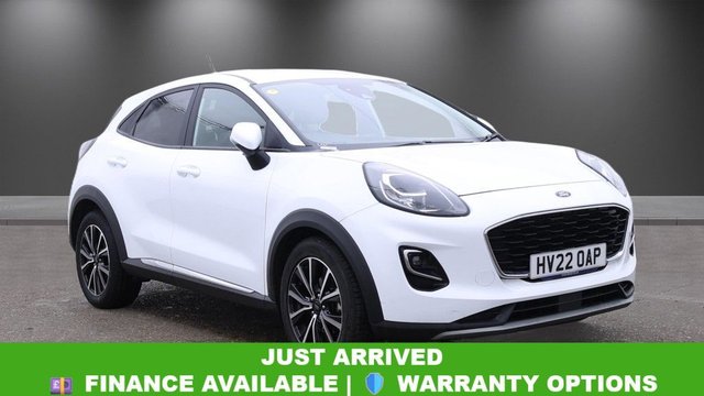 2022 22 FORD PUMA 1.0T EcoBoost MHEV Titanium SUV 5dr Petrol Hybrid Manual Euro 6 (s/s) (125 ps) 