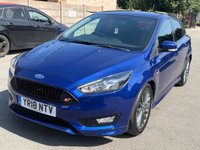 USED 2018 18 FORD FOCUS 1.0T EcoBoost ST-Line Hatchback 5dr Petrol Manual Euro 6 (s/s) (140 ps) APPLE CARPLAY - FULL SERV HIST