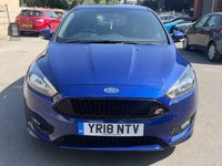 USED 2018 18 FORD FOCUS 1.0T EcoBoost ST-Line Hatchback 5dr Petrol Manual Euro 6 (s/s) (140 ps) APPLE CARPLAY - FULL SERV HIST