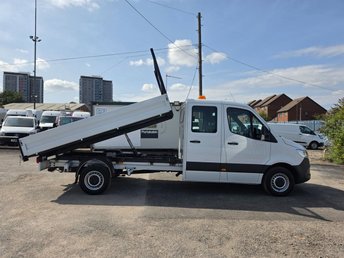 2019 MERCEDES-BENZ SPRINTER 2.1 314 CDI LWB CREWCAB TIPPER RWD L3 143 BHP [EURO 6] &pound;16995.00