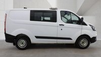 USED 2019 19 FORD TRANSIT CUSTOM 2.0 320 EcoBlue Crew Van Double Cab 5dr Diesel Manual L1 H1 Euro 6 (6 Seat) (105 ps) 
