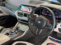 USED 2022 17 BMW M4 3.0 BiTurbo Competition Coupe 2dr Petrol Steptronic M xDrive Euro 6 (s/s) (510 ps) OVER &pound;24000 FACTORY FITTED EXTRAS, ULTIMATE PACK, CARBON BUCKETS SEATS IN BLACK&SILVERSTONE, INDIVIDUAL VOODOO BLUE FACTORY PAINT, FULL M CARBON STYLING KIT, PARK ASSISTANT PLUS, 360 SURROUND VIEW CAMERA,  HEATED STEERING WHEEL, APPLE CARPLAY, UPGRADED CSL STYLE GRILL, YELLOW DRL'S