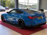 USED 2022 17 BMW M4 3.0 BiTurbo Competition Coupe 2dr Petrol Steptronic M xDrive Euro 6 (s/s) (510 ps) OVER &pound;24000 FACTORY FITTED EXTRAS, ULTIMATE PACK, CARBON BUCKETS SEATS IN BLACK&SILVERSTONE, INDIVIDUAL VOODOO BLUE FACTORY PAINT, FULL M CARBON STYLING KIT, PARK ASSISTANT PLUS, 360 SURROUND VIEW CAMERA,  HEATED STEERING WHEEL, APPLE CARPLAY, UPGRADED CSL STYLE GRILL, YELLOW DRL'S