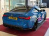 USED 2022 17 BMW M4 3.0 BiTurbo Competition Coupe 2dr Petrol Steptronic M xDrive Euro 6 (s/s) (510 ps) OVER &pound;24000 FACTORY FITTED EXTRAS, ULTIMATE PACK, CARBON BUCKETS SEATS IN BLACK&SILVERSTONE, INDIVIDUAL VOODOO BLUE FACTORY PAINT, FULL M CARBON STYLING KIT, PARK ASSISTANT PLUS, 360 SURROUND VIEW CAMERA,  HEATED STEERING WHEEL, APPLE CARPLAY, UPGRADED CSL STYLE GRILL, YELLOW DRL'S