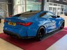 USED 2022 17 BMW M4 3.0 BiTurbo Competition Coupe 2dr Petrol Steptronic M xDrive Euro 6 (s/s) (510 ps) OVER &pound;24000 FACTORY FITTED EXTRAS, ULTIMATE PACK, CARBON BUCKETS SEATS IN BLACK&SILVERSTONE, INDIVIDUAL VOODOO BLUE FACTORY PAINT, FULL M CARBON STYLING KIT, PARK ASSISTANT PLUS, 360 SURROUND VIEW CAMERA,  HEATED STEERING WHEEL, APPLE CARPLAY, UPGRADED CSL STYLE GRILL, YELLOW DRL'S