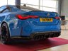 USED 2022 17 BMW M4 3.0 BiTurbo Competition Coupe 2dr Petrol Steptronic M xDrive Euro 6 (s/s) (510 ps) OVER &pound;24000 FACTORY FITTED EXTRAS, ULTIMATE PACK, CARBON BUCKETS SEATS IN BLACK&SILVERSTONE, INDIVIDUAL VOODOO BLUE FACTORY PAINT, FULL M CARBON STYLING KIT, PARK ASSISTANT PLUS, 360 SURROUND VIEW CAMERA,  HEATED STEERING WHEEL, APPLE CARPLAY, UPGRADED CSL STYLE GRILL, YELLOW DRL'S