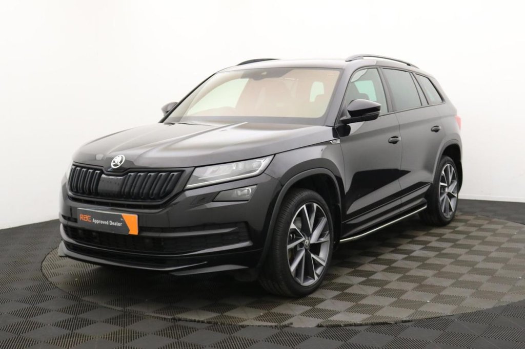 USED 2020 70 SKODA KODIAQ 2.0 TDI SportLine SUV 5dr Diesel DSG 4WD Euro 6 (s/s) (7 Seat) (200 ps) 7 Seats, 4WD, Car Play