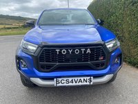 USED 2025 25 TOYOTA HILUX GR SPORT II DOUBLE CAB PICK UP 4WD 2.8 D-4D 204BHP AUTO One Company Owner, 8000 Miles, Toyota Warranty Till Febuary 2030! Top Specification GR SPORT 11 Model With All The Desiable Features As Standard! Stunning Looking Pick Up In Nebula Blue