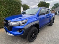 USED 2025 25 TOYOTA HILUX GR SPORT II DOUBLE CAB PICK UP 4WD 2.8 D-4D 204BHP AUTO One Company Owner, 8000 Miles, Toyota Warranty Till Febuary 2030! Top Specification GR SPORT 11 Model With All The Desiable Features As Standard! Stunning Looking Pick Up In Nebula Blue