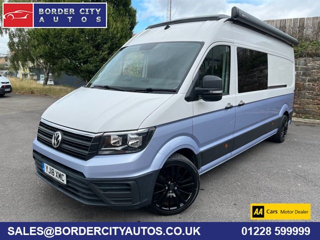 View our Volkswagen Crafter 2.0 TDI CR35 BlueMotion Tech Startline camper Van 5dr Diesel Manual FWD LWB High Roof Euro 6 (s/s) (140 ps)