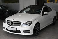 USED 2014 64 MERCEDES-BENZ C CLASS 2.1 C250 CDI AMG Sport Edition Coupe 2dr Diesel G-Tronic+ Euro 5 (s/s) (204 ps) SAT NAV R-CAM P-ROOF H-LEATHERS