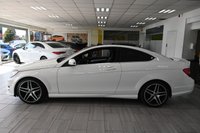 USED 2014 64 MERCEDES-BENZ C CLASS 2.1 C250 CDI AMG Sport Edition Coupe 2dr Diesel G-Tronic+ Euro 5 (s/s) (204 ps) SAT NAV R-CAM P-ROOF H-LEATHERS