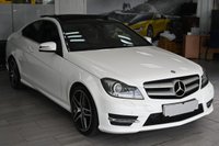 USED 2014 64 MERCEDES-BENZ C CLASS 2.1 C250 CDI AMG Sport Edition Coupe 2dr Diesel G-Tronic+ Euro 5 (s/s) (204 ps) SAT NAV R-CAM P-ROOF H-LEATHERS