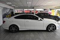 USED 2014 64 MERCEDES-BENZ C CLASS 2.1 C250 CDI AMG Sport Edition Coupe 2dr Diesel G-Tronic+ Euro 5 (s/s) (204 ps) SAT NAV R-CAM P-ROOF H-LEATHERS