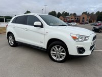 USED 2014 14 MITSUBISHI ASX 2.2 DI-D 4 SUV 5dr Diesel Auto 4WD Euro 5 (s/s) (150 ps) LEATHER SEATS, MOT JUNE '27, REVCAM