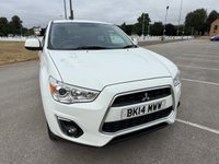 USED 2014 14 MITSUBISHI ASX 2.2 DI-D 4 SUV 5dr Diesel Auto 4WD Euro 5 (s/s) (150 ps) LEATHER SEATS, MOT JUNE '27, REVCAM