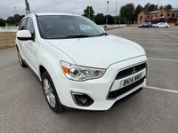 USED 2014 14 MITSUBISHI ASX 2.2 DI-D 4 SUV 5dr Diesel Auto 4WD Euro 5 (s/s) (150 ps) LEATHER SEATS, MOT JUNE '27, REVCAM