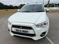 USED 2014 14 MITSUBISHI ASX 2.2 DI-D 4 SUV 5dr Diesel Auto 4WD Euro 5 (s/s) (150 ps) LEATHER SEATS, MOT JUNE '27, REVCAM