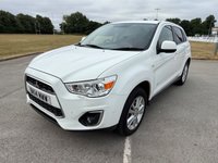 USED 2014 14 MITSUBISHI ASX 2.2 DI-D 4 SUV 5dr Diesel Auto 4WD Euro 5 (s/s) (150 ps) LEATHER SEATS, MOT JUNE '27, REVCAM
