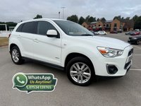 USED 2014 14 MITSUBISHI ASX 2.2 DI-D 4 SUV 5dr Diesel Auto 4WD Euro 5 (s/s) (150 ps) LEATHER SEATS, MOT JUNE '27, REVCAM