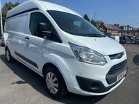 USED 2016 16 FORD TRANSIT CUSTOM 2.2 TDCi 330 Trend Panel Van 5dr Diesel Manual L2 H1 (153 bhp) NO VAT LWB HIGH ROOF WITH AIR CON ...IDEAL CAMPER ??? 155 BHP WITH AIR CON...CONVERSION ?