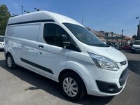 USED 2016 16 FORD TRANSIT CUSTOM 2.2 TDCi 330 Trend Panel Van 5dr Diesel Manual L2 H1 (153 bhp) NO VAT LWB HIGH ROOF WITH AIR CON ...IDEAL CAMPER ??? 155 BHP WITH AIR CON...CONVERSION ?