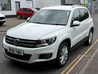 USED 2016 16 VOLKSWAGEN TIGUAN 2.0 TDI BlueMotion Tech Match Edition SUV 5dr Diesel Manual 2WD Euro 6 (s/s) (150 ps) FRONT & REAR PARKING SENSORS DAB