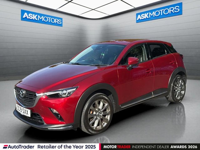 View our Mazda CX-3 2.0 SKYACTIV-G GT Sport Nav+ SUV 5dr Petrol Manual Euro 6 (s/s) (121 ps) BOSE SPEAKERS SATNAV REVERSE CAMEREA HEATED FRONT SEATS STEERING WHEEL