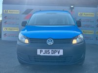 USED 2015 15 VOLKSWAGEN CADDY 1.6 TDI C20 Startline Panel Van 4dr Diesel Manual L1 H1 (149 g/km, 101 bhp) PARKING CAMERA, TWIN SLIDING SIDE DOORS!!!