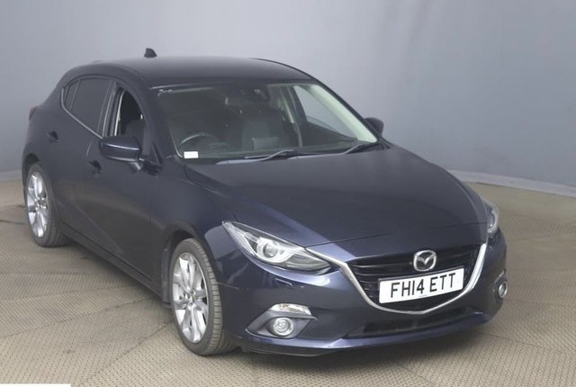 2014 14 MAZDA MAZDA3 2.0 SKYACTIV-G Sport Nav Hatchback 5dr Petrol Manual Euro 5 (s/s) (120 ps) SAT-NAV, &pound;35 road tax, MOT June 2027