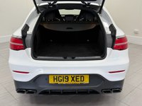 USED 2019 19 MERCEDES-BENZ GLC 4.0 GLC63 V8 BiTurbo AMG S (Premium) Coupe 5dr Petrol SpdS MCT 4MATIC+ Euro 6 (s/s) (510 ps) SUNROOF + HEADS-UP DISPLAY + AMG NIGHT PACK + SIDE STEPS