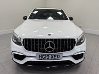 USED 2019 19 MERCEDES-BENZ GLC 4.0 GLC63 V8 BiTurbo AMG S (Premium) Coupe 5dr Petrol SpdS MCT 4MATIC+ Euro 6 (s/s) (510 ps) SUNROOF + HEADS-UP DISPLAY + AMG NIGHT PACK + SIDE STEPS