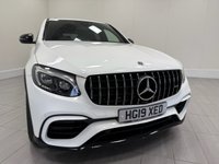 USED 2019 19 MERCEDES-BENZ GLC 4.0 GLC63 V8 BiTurbo AMG S (Premium) Coupe 5dr Petrol SpdS MCT 4MATIC+ Euro 6 (s/s) (510 ps) SUNROOF + HEADS-UP DISPLAY + AMG NIGHT PACK + SIDE STEPS
