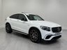 USED 2019 19 MERCEDES-BENZ GLC 4.0 GLC63 V8 BiTurbo AMG S (Premium) Coupe 5dr Petrol SpdS MCT 4MATIC+ Euro 6 (s/s) (510 ps) SUNROOF + HEADS-UP DISPLAY + AMG NIGHT PACK + SIDE STEPS