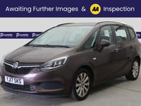 USED 2017 17 VAUXHALL ZAFIRA TOURER 1.4i Turbo Design MPV 5dr Petrol Manual Euro 6 (140 ps) - AA INSPECTED (LOW MILEAGE - 7 SEATER)