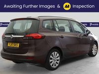USED 2017 17 VAUXHALL ZAFIRA TOURER 1.4i Turbo Design MPV 5dr Petrol Manual Euro 6 (140 ps) - AA INSPECTED (LOW MILEAGE - 7 SEATER)
