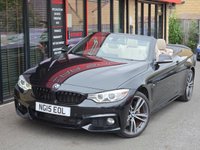USED 2015 15 BMW 4 SERIES 3.0 435d M Sport Convertible 2dr Diesel Auto xDrive Euro 6 (s/s) (313 ps) 