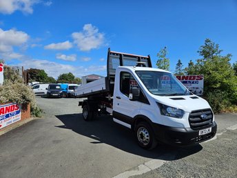 2022 FORD TRANSIT TIPPER 130BHP 32K ULEZ FREE ZONE NO VAT £21950.00