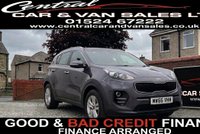 USED 2017 66 KIA SPORTAGE 1.6 GDi 2 SUV 5dr Petrol Manual Euro 6 (s/s) (130 bhp) FINANCE PARTX Sat Nav - Cruise Control - Lane Assist - DAB - Black Pack - Power Fold Mirrors