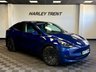 USED 2023 23 TESLA MODEL Y (Dual Motor) Long Range SUV 5dr Electric Auto 4WDE (384 bhp) JUST ARRIVED, STUNNING EXAMPLE, DEEP BLUE METALLIC, 1 OWNER, COMFORT SUSPENSION, RYZEN CHIP, GROK AI, PANORAMIC GLASS SUNROOF, BLACK LEATHER, DUAL MOTOR, LONG RANGE, HEAT PUMP, HEATED SEATS, WIRELESS CHARGING, REAR CAMERA, HEATED STEERING WHEEL, ELECTRIC TAILGATE