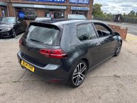 USED 2014 14 VOLKSWAGEN GOLF 2.0 TDI BlueMotion Tech GTD DSG Euro 6 (s/s) 3dr AUTO! Sat Nav, Parking sensors