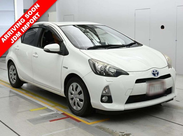 View our Toyota Aqua 1.5 Hybrid Petrol Automatic JDM IMPORT Hatchback White 5dr 