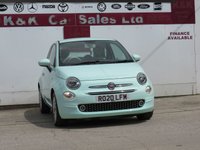 USED 2020 20 FIAT 500 1.2 Lounge Hatchback 3dr Petrol Dualogic Euro 6 (s/s) (69 bhp) 