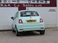 USED 2020 20 FIAT 500 1.2 Lounge Hatchback 3dr Petrol Dualogic Euro 6 (s/s) (69 bhp) 